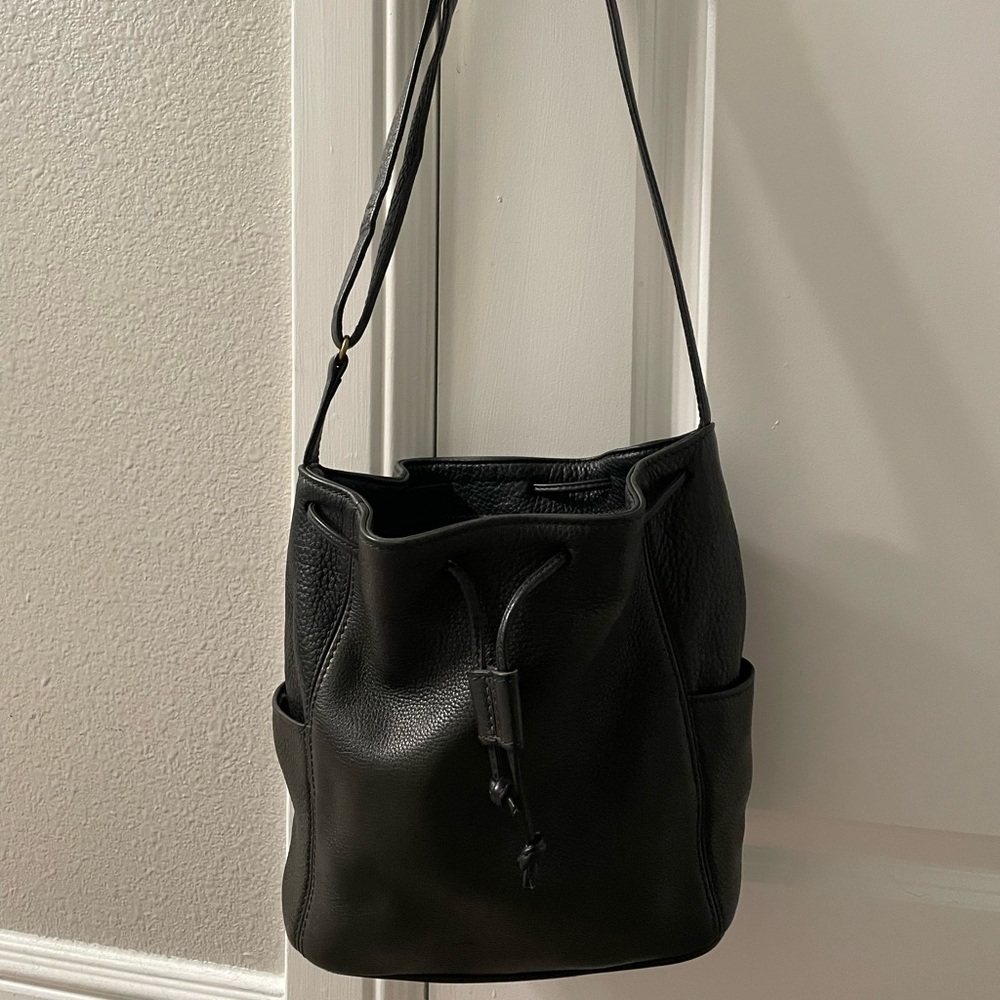 Vintage Coach Leather Bucket Bag